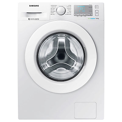 Samsung WW90J5456MA ecobubble™ Freestanding Washing Machine, 9kg Load, A+++ Energy Rating, 1400rpm Spin, White